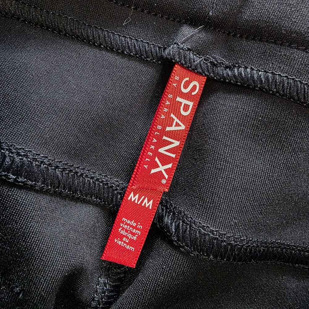 SPANX by Sara Blakely Navy Pull-On Stretch Slim Pants Size M/M - Picture 4 of 9